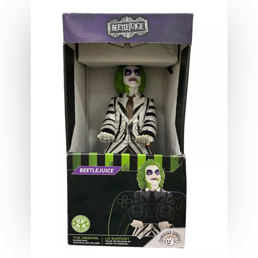 Beetlejuice PS3 PS4 PS5 XBOX NES TV Controller Stand Mobile Smart Phone Holder